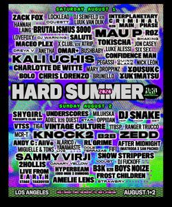 Hard Summer 2 Day GA Wristband