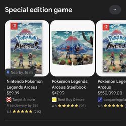 Pokemon legends arceus