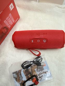JBL Flip 7 Portable Bluetooth Speaker – Red – New