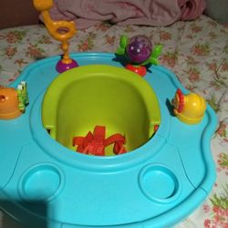 Infant Toddler Strap In Seat With Activity Ring Table