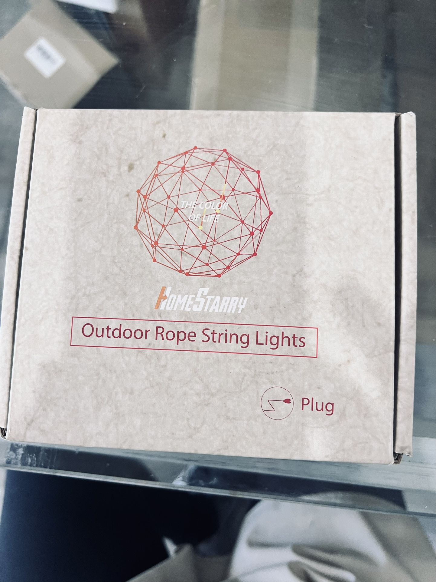 homestarry outdoor rope string lights