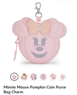 Minnie Mouse Pumpkin Coin Purse Bag Charm