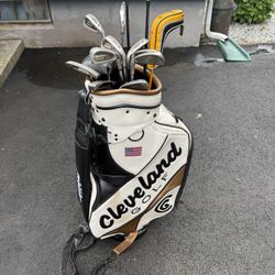 Cleverland bag/irons.. scotty cameron, ping, odyssey, taylormade