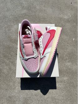 Jordan 1 Low Travis Scott Sail Tropical Pink