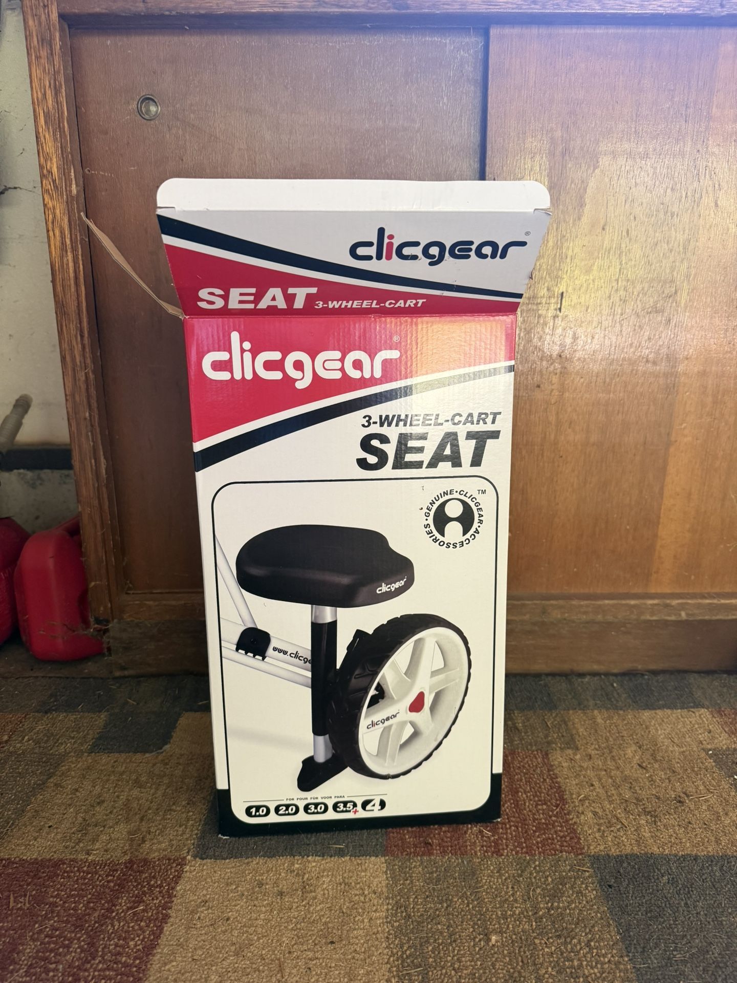Clicgear 3 Wheel Golf Cart Seat
