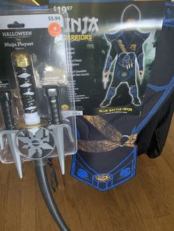 Ninja Costume Med 8-10