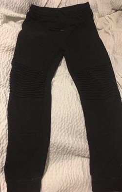 Original Use men Knit Moro Jogger pants - black, small size
