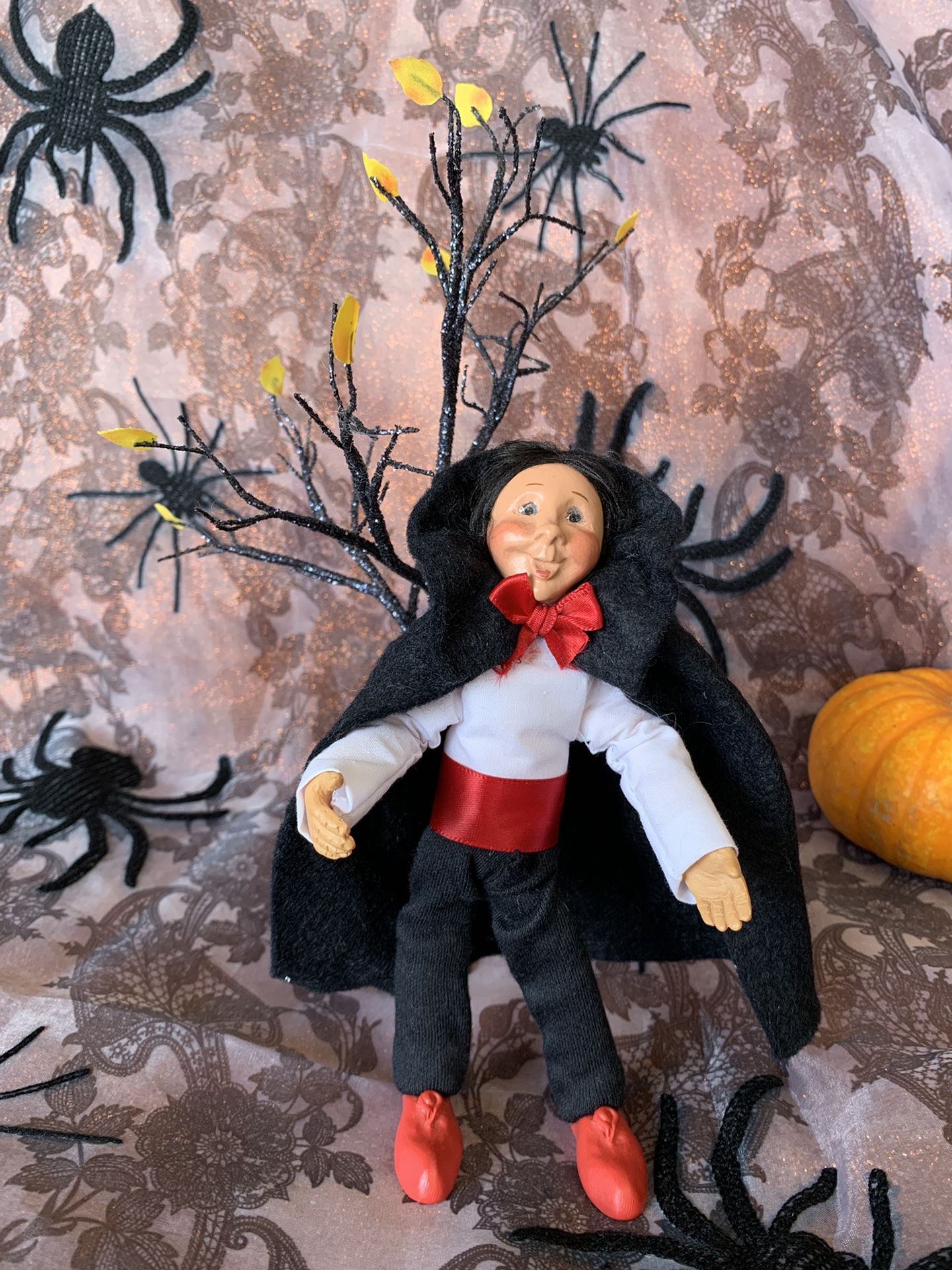 Vintage Byers Choice Kindles THE COUNT (Halloween Dracula)