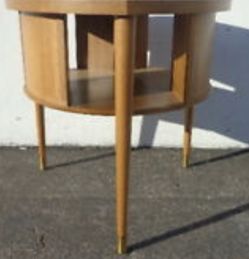 Vintage Mahogany Drum Table