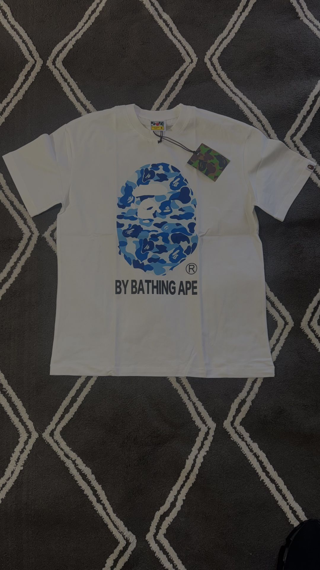 Bape White/Blue Shirt