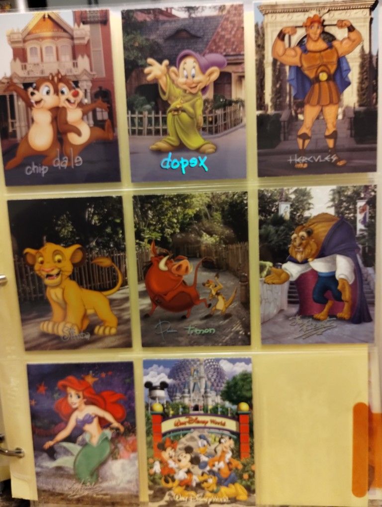 Disney World Collectible Cards/Signature Series