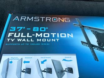 Armstrong Full-Motion TV Wall Mount 37–80"(NEW NEVER OPENED)