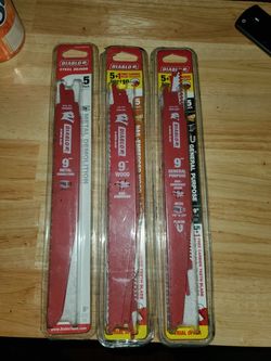 Diablo 9" bimetal blades
