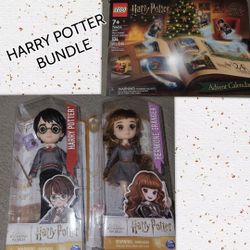 Harry potter advent calendar + dolls 