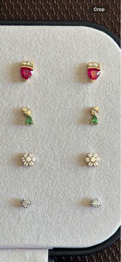 Earrings $75 each or all 4 for $250