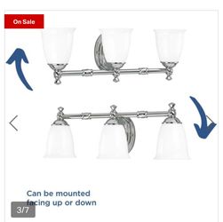 10 Victorian Collection 3-Light Polished Chrome $70 Each