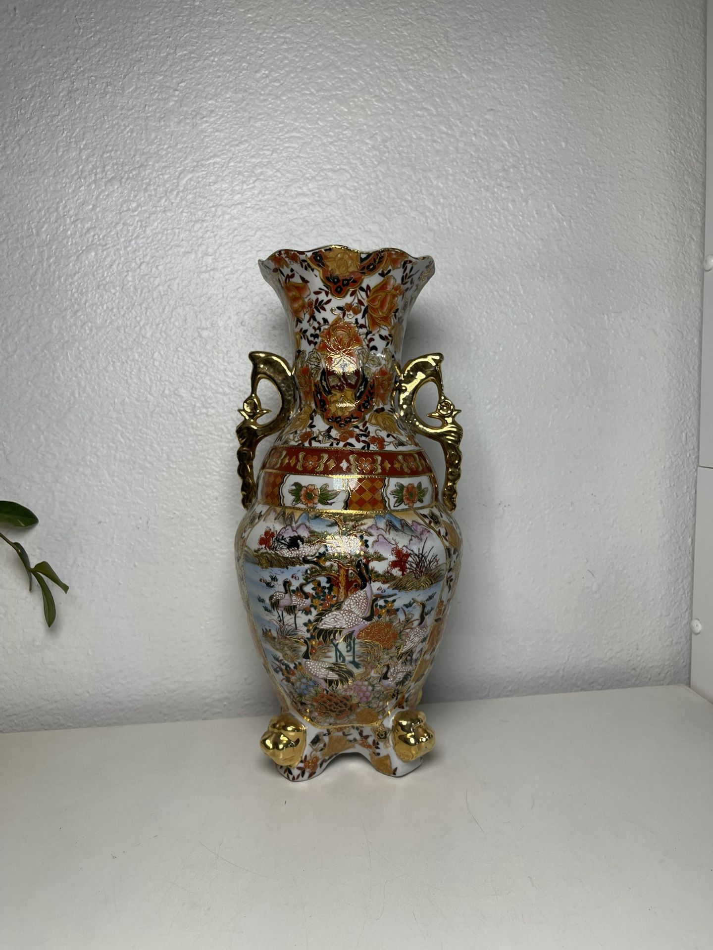 Satsuma Vase (15.50”tall x 8”wide $75)