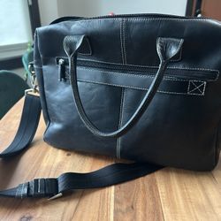 Jack Georges Slim Briefcase Genuine Leather