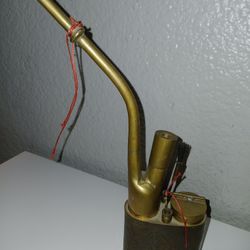Antique Chinese Brass Poppy Pipe 