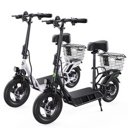 isinwheel Hyper X 700W Electric Scooter with Seat & Basket