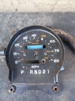 Speedometer face