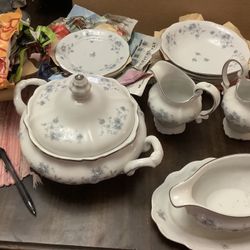 Johann haviland Bavarian Blue Garland China