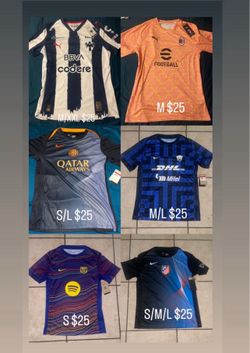 Soccer Football Jerseys Brand New With Tags Players Futbol Nuevas