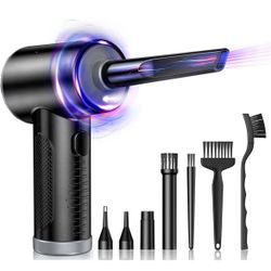 Compressed Air Duster Keyboard Cleaner - Electric Air Duster Cleaner for Keyboard and Computer, Rechargeable Cordless Keyboard Cleaner for Office, Rep