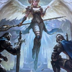 Elspeth Magic The Gathering Playmat