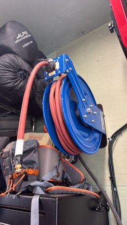 Coxreels Blue 1/2” Retractable Hose Reel