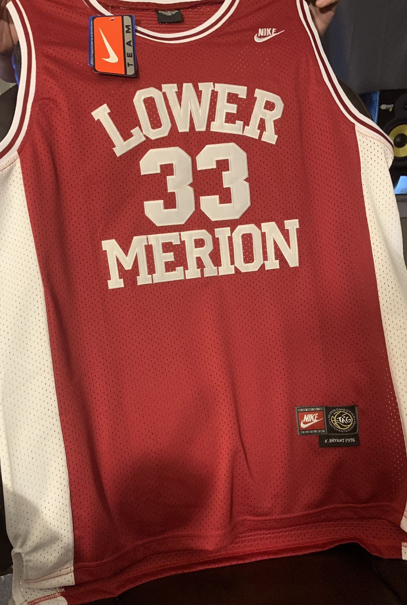 Kobe Bryant Lower Merrion High School Throwback Jersey