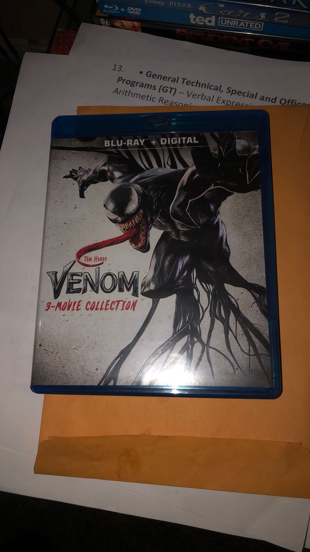Venom Blu Ray+Digital Movies 