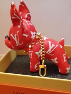 Louis Vuitton French Bulldog Keychain 