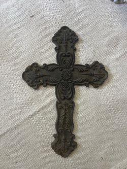 Decorative Cast Iron Wall Cross