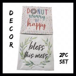 NIB 2Pc Canvas Wall Art Set