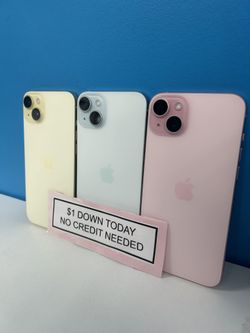 📱 iPhone 15 – Premium Features, Best Price Starting at $519! 🌟$1 DOWN AVAILABLE