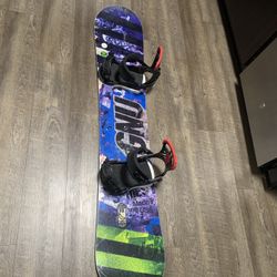 Gnu Snowboard Size 159 Wide Version 