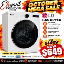 LG GAS DRYER