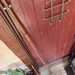 6' Weight Bar Bench Press 1" Straight Solid Bar With Screws $25 Non Olympic 