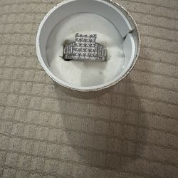 Sterling silver rings size 8