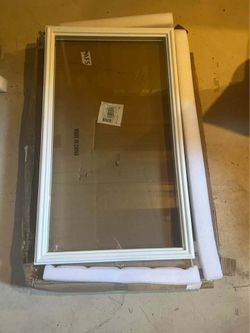 21 x 36.5 Entry Door Clear Glass Insert