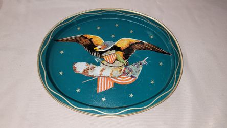 Vintage American Eagle 14.5" x 11.5" Tray vintage Condition