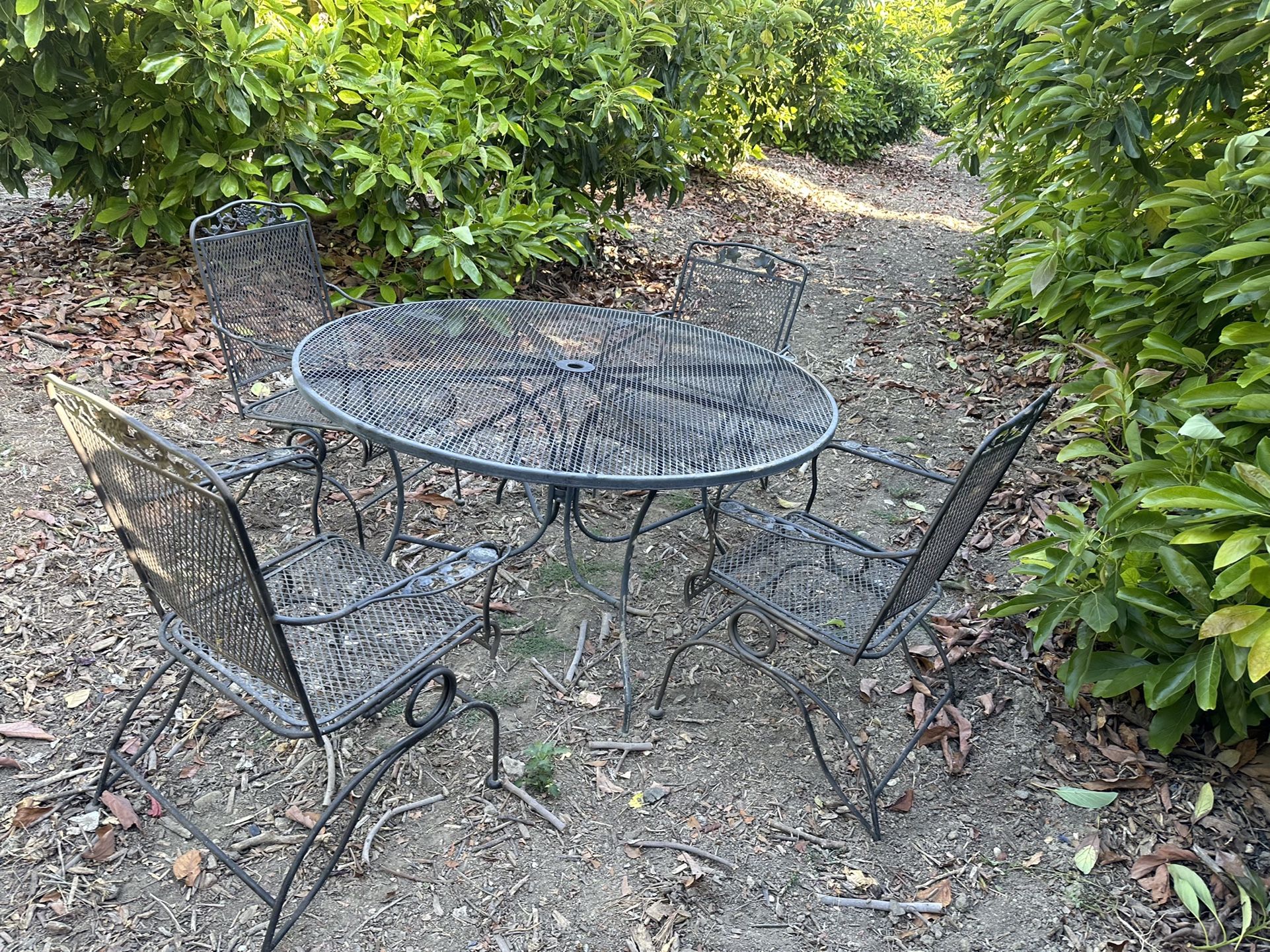 Wrought Iron Patio Set