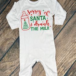 Custom Sorry Santa I Drank The Milk