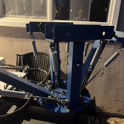 Screen Printing Setup – Press + Flash Dryer