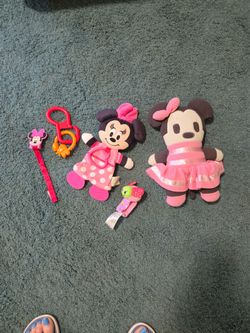 BABY MINNIE MOUSE TOYS SEE DESCRIPTION