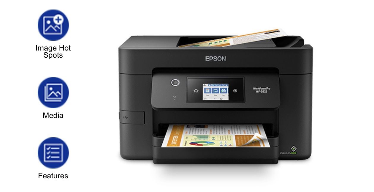 WorkForce Pro WF-3823 Wireless All-in-One Printer