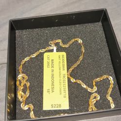10kt Yellow Gold Cleo Chain ⛓️ 18”” 