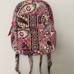 Vera Bradley Small Backpack In Great Condition