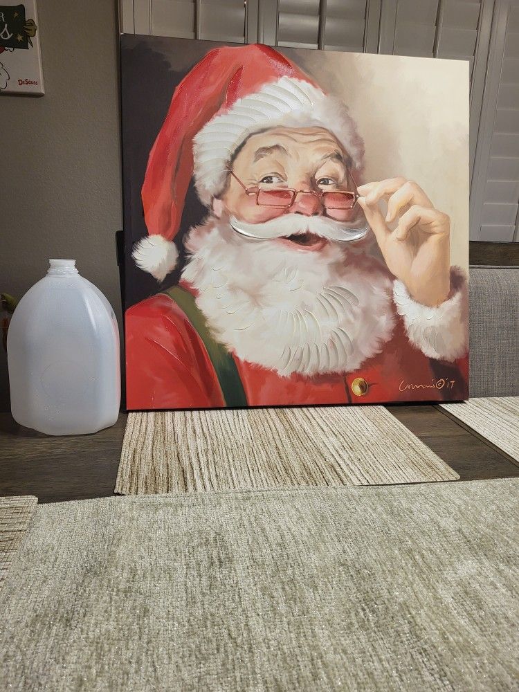 24"Γ24" Santa π
With Glasses Canvas